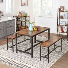Living room order free fabric swatches. Dining Table Benches Set Of 2 Home Furniture Vasagle By Songmics