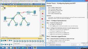 10 2 3 5 Packet Tracer Configuring Syslog And Ntp Youtube