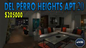 These are the new apartments with the updated interiors. Gta V Online Del Perro Heights Apt 20 Youtube