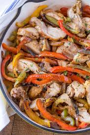 A classic mexican recipe, juicy chicken is seasoned, seared and cooked to perfection, then tossed w. 20 Minute Chicken Fajitas One Skillet Dinner Then Dessert