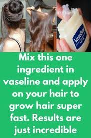 Hair Restore Biotin Hair Growth Serum In Hindi Mix This One Ingredient In Vaseline And Apply On Your Hair To Grow Hair Super Fast Results Are Just Incredible Grow Hair Super Fast Grow Hair Hair Remedies For Growth