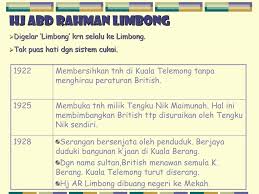 Ketika pulang ke terengganu beliau mendapat pendidikan dari haji ya'qub dan haji musa yang tinggal di paya bunga. Ppt Bab2 Nasionalisme Di Malaysia Sehingga Perang Dunia Kedua Powerpoint Presentation Id 4794799