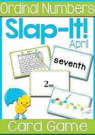 Check spelling or type a new query. April Ordinal Numbers Card Game