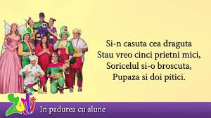 Gasca Zurli In Padurea Cu Alune Versuri Youtube