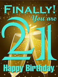 Timeless 21st birthday gifts for the man who's making his mark on the world. Happy 21st Birthday Cards Birthday Greeting Cards By Davia Free Ecards