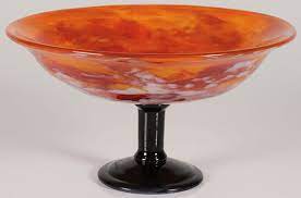 Shop our glass footed bowls selection from the world's finest dealers on 1stdibs. A Schneider Art Glass Footed Bowl C 1925 Auctions Price Archive