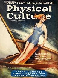 Physical Culture 1924 09 Physics Retro Travel Poster Magazine Cover