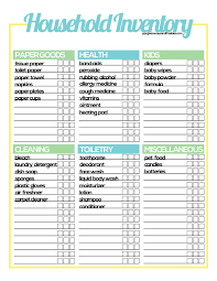 Household Inventory Tracker Free Printables Tracker Free Pantry Inventory Printable Household