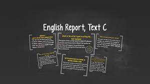 Their mother tongue is the primary language. English Report Text C By Julia Kelly Feliciano