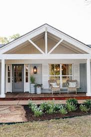 Beach House With Fixer Upper Style Bethany Mitchell Homes House Exterior Ranch Style Homes Front Porch Addition