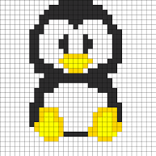 Maybe you would like to learn more about one of these? Penguin Kandi Pattern Fuse Bead Patterns Graph Paper Drawings Perler Bead Art
