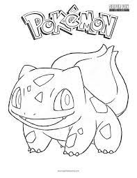 Movies / pokemon / television; Bulbasaur Pokemon Coloring Page Super Fun Coloring