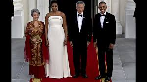 Singapore's state investment company temasek holdings said chief executive officer ho ching will. Michelle Obama Stuns At State Dinner King5 Com