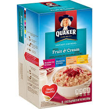 That's just $0.15 per pack. Quaker Fruit Cream Instant Oatmeal Variety Pack Shop Oatmeal Hot Cereal At H E B