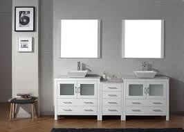 Double sink vanity bathroom vanities for sale | ebay Virtu Usa 90 Dior Bathroom Vanity White With Italian Carrara Marble Countertop New Bathroom Style