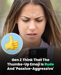 Young people say the emoji is 'super rude' 😳