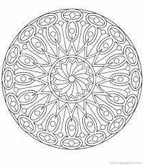 The easy mandala coloring pages include 10 different coloring worksheets featuring simple mandala flowers and free printable mandalas for beginners. Easy Mandala Coloring Pages For Adults Free Coloring Pages