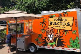 There is plenty of shaded seating to enjoy your tacos. West Maui Dining Guide Lahaina Kaanapali Restaurants Midlife Globetrotter