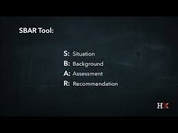 institute for healthcare improvement sbar tool situation