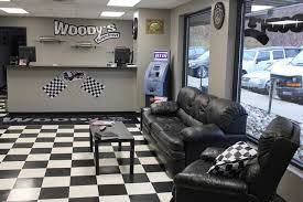 Small Auto Repair Shops Office Woodys Automotive New Auto Repair Shop Opens In Randolph - News Auto Repair Shop Automotive Repair Shop Waiting Room Design