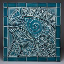 Bluebird Of Big Happiness And Little Houses Lynne Meade Ceramic Wall Art Artful Home Capca Ceramic Wall Art Tile Art Ceramic Art