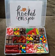 Cute Birthday Box Ideas For Boyfriend Hooked On You Candy Box Candy Gift Box Christmas Gifts For Boyfriend Homemade Gifts