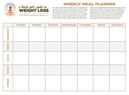 Introducing The Clean Eating Chart Meals For The Week