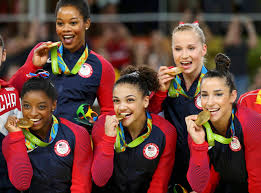 The new five us olympic gymnasts look fierce. Us Women S Gymnastics Team Wins Gold In Rio