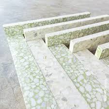 Check spelling or type a new query. Mosaic Del Sur On Instagram Terrazzo Fishbone A New Shape Of Terrazzo With Endless Possibilities Find This And Ot Terrazzo Tile Terrazzo Green Terrazzo