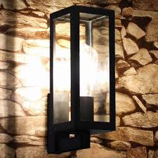 S Luce Pro Chalet Elegante Aussen Wandleuchte 28cm Schwarz 48584 Wandleuchte Wandlampe Aussen Aussenleuchten