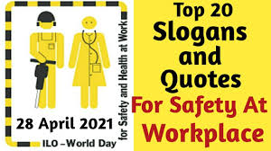 Captivate food safety quotes that are about fire safety. Safety Slogans Safety Slogans And Quotes For Workplace World Day For Safety And Health At Work 2021 Youtube