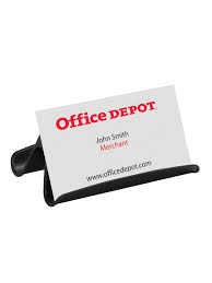 Buy products such as officemate oic business card holder, clear (97832) at walmart and save. Office Depot Brand Business Card Holder Black Office Depot