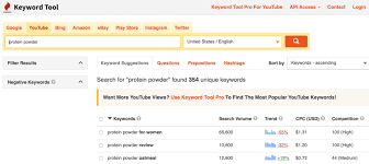 For most keywords the search suggestions from youtube are significantly different from the search suggestions google provides when a user performs a regular web search. 8 Best Youtube Keyword Tools Free And Paid