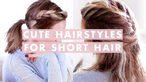 The longer the hair, the more obvious the waves. 3 Easy Hairstyles For Short Medium Length Hair Youtube