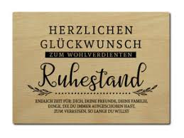 Glückwünsche rente kollegin / : Luxecards Postkarte Aus Holz Herzlichen Gluckwunsch Zum Wohlverdienten Ruhestand Ebay