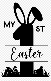 Easter banner clipart free download! 1st Easter Banner Illustration Clipart 4107477 Pikpng