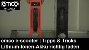 Kostenlose tipps jetzt im ebikecenter nrw in erftstadt abholen. Tipp 1 Richtiges Laden Des Lithium Ionen Akkus Fur Elektroroller Emco E Scooter Com Youtube