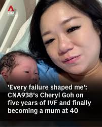 Radio presenter and producer Cheryl Goh welcomed her baby girl