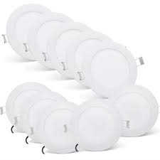Lot De 10 Spots Led Encastrables Extra Plats Design Rond 6w Equivalent 50w Blanc Neutre 6000 6500k Duree De Vie 50 000h Achat Vente Lot De 6 Spots Led Encastra Cdiscount