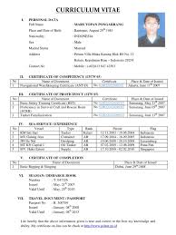 Dengan berbagai software dan aplikasi, curriculum vitae pun dapat dengan mudah dibuatkan. Cv Pelaut