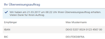 Deut de ff copy send via email: Konten Ueberweisungsvorlagen Deutsche Bank