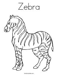 468 x 605 file type: Zebra Coloring Page Twisty Noodle