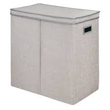 Collapsible laundry hamper with lid. Laundry Baskets Laundry Rona