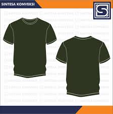 Desain baju kaos polos depan belakang hitam kaos pakaian pria baju kaos. Kaos Polos Hijau Army Dengan Rekomendasi Model Terbaik Blog Sintesa