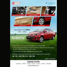 True Comfort All The Way Thanks To Many First In Segment Features Including Roof Mount Air Vents Power Driver Seat And More In The All New Toyota Yaris Boo