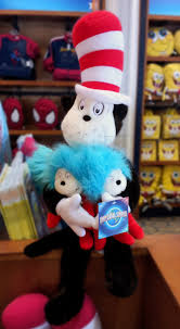 Dr Seuss Universal Studios Cat in the Hat Plush Hugging Thing 1 2