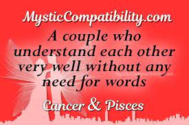 If they date, they're capable of love until the end of their lives. Cancer Pisces Compatibility Mystic Compatibility