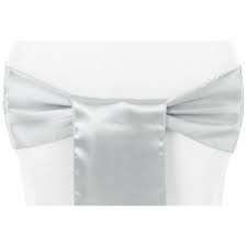 standard satin chair sash silver chair sash chair sashes sash