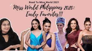 3 4 5 along with miss world , miss universe , and miss earth , this pageant is one of the big four international beauty pageants. Miss World Philippines 2021 Early Favorites Youtube