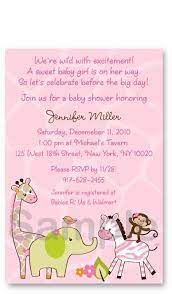 The Invite Pre Personalization Animal Baby Shower Invitations Jungle Animal Baby Shower Invitations Jungle Animals Baby Shower